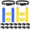 DkOvn Flag Football Belt, 14pcs Adjustable Flag Football Belt with Belt and Flags, for Kids, Youths, Adults view 1
