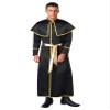 Vxuxlje Mens Adult Pope Pontiff Cosplay Costume Outfits Catholic Bishop Outfits Clergy Cassock BlackA X-Large view 1