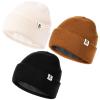 FURTALK Baby Beanie Fleece Lined Toddler Winter Hat Boys Girls Knit Warm Beanies Kids Ski Hats for 0-8 Years view 1