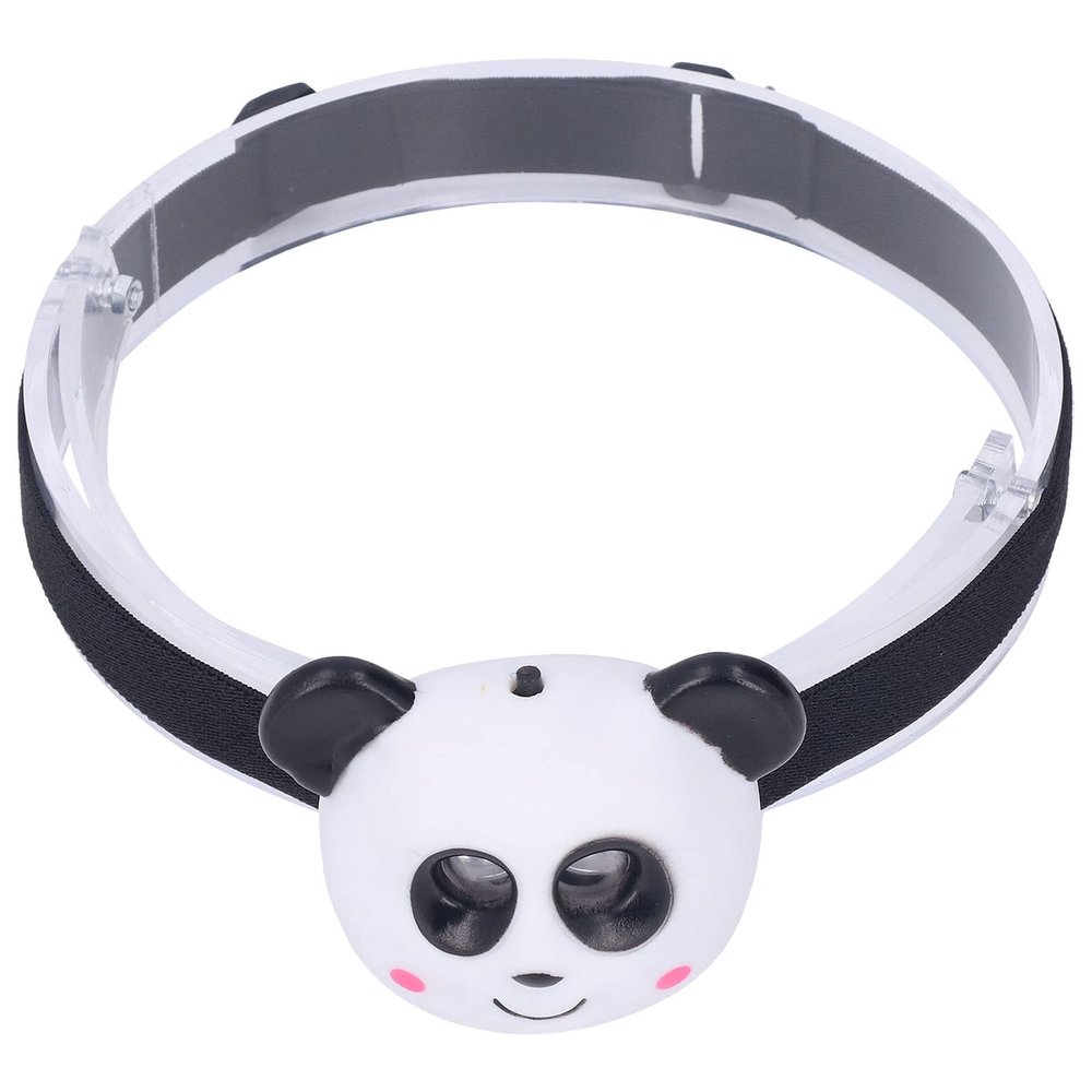 Nachukan LED Animal Headlight - Cute Cartoon Kids Headlamp White Light Portable Kids Headlamp for Camping