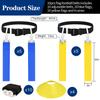 DkOvn Flag Football Belt, 10pcs Adjustable Flag Football Belt with Belt and Flags, for Kids, Youths, Adults view 4