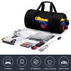 Flag Map of Venezuela Gym Bag Travel Waterproof Duffel Bag Carryon Overnight Bags Tote Bags for Sports view 4