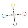 Sosoport Outdoor Swing Set for Kids 2pcs Color Hanging Rings Gymnastic Ring for Children view 2