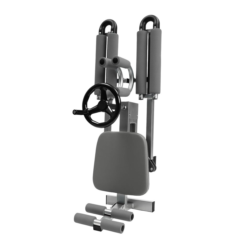 LOHISHILO 330lbs Leg Stretcher Leg Stretching Training Machine Home Gym Muscles Relax, for Ballet, Yoga, Dance, Martial Arts, Yoga(330lbs Gray)