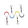 Sosoport 2pcs Color Hanging Rings for Kids Gymnastics Workout Climbing Ring Playset Outdoor Backyard view 3