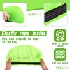 Ramede 12 Pieces Football Helmet Covers for Practice Scrimmage Cap Helmet Cover Scrimmage Cap for Youth Adult Football Hockey Training Accessories 10.4 Inch in Diameter (Regular Style,Green) view 3