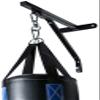VIXPET Heavy Duty Boxing Punch Bag Wall Mount Bracket - Punching Training Hanger - Triangle Load-Bearing Design, Steel Hanging Stand for Home, Gym Muay Thai view 3