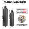 Benlynnx 4500Psi Aluminum Air Bottle, 30 Mpa Explosion-Proof Aeronautic PCP Cylinder, M18 * 1.5 Refillable High Pressure Paintball Tank for PCP Scuba Game 0.3L(Empty Tank) view 2