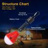 PATIKIL Tent Lantern, 2 Pack Portable Camping Light LED Camping Lantern for Backpacking Camping Hiking, 5.71" x 2.05", Red view 3