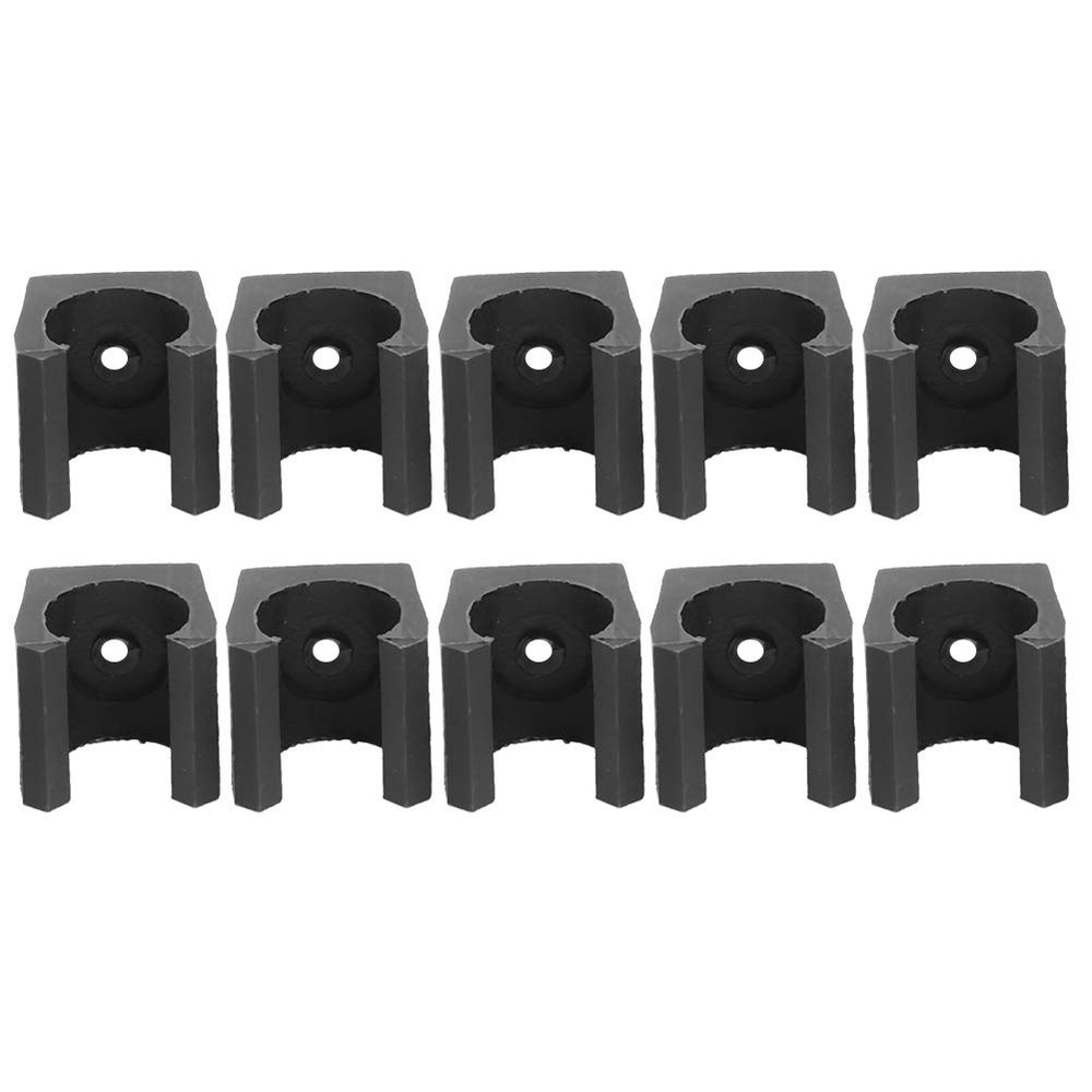 10pcs Billiards Snooker Cue Locating Clip Holder Fishing Pole Rod Holder Clips Fishing Rod Storage Clips Pool Cue Racks Accessory(M)