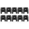 10pcs Billiards Snooker Cue Locating Clip Holder Fishing Pole Rod Holder Clips Fishing Rod Storage Clips Pool Cue Racks Accessory(M) view 1