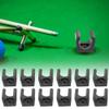10pcs Billiards Snooker Cue Locating Clip Holder Fishing Pole Rod Holder Clips Fishing Rod Storage Clips Pool Cue Racks Accessory(M) view 4