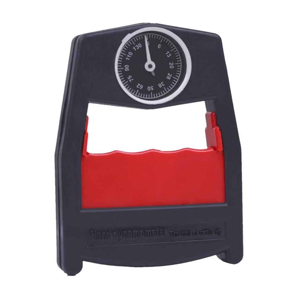 Practical Hand Dynamometer, Gym Measurement Force Measurement Tool Grip Power Strength Meter Grip Strength Measurement 130kg (Red)