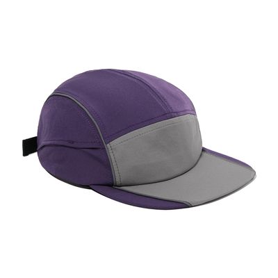 Clakllie Quick Dry Sports Hat Flat Bill Baseball Cap Five Panel Hats Anti Sweat Sunscreen Trucker Snapback Hats Fitted Hat,Purple