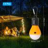 PATIKIL Tent Lantern, 4 Pack Portable Camping Light LED Camping Lantern for Backpacking Camping Hiking, 5.71" x 2.05", Yellow view 2