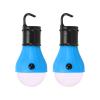 PATIKIL Tent Lantern, 2 Pack Portable Camping Light LED Camping Lantern for Backpacking Camping Hiking, 4.72" x 2.05", Blue view 1