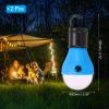 PATIKIL Tent Lantern, 2 Pack Portable Camping Light LED Camping Lantern for Backpacking Camping Hiking, 4.72" x 2.05", Blue view 2