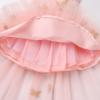 3D Butterfly Baby Dress - Gold Tulle Princess Tutu for Toddler Girls' Birthday - Pink Summer Embroidery Dress 12-18 Months view 2