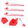 VANZACK 15pcs Emergency Whistle Lanyard Loud Sound Survival Whistles for Camping Hiking Sports and Signaling and Lightweight Keychain Pendants view 2