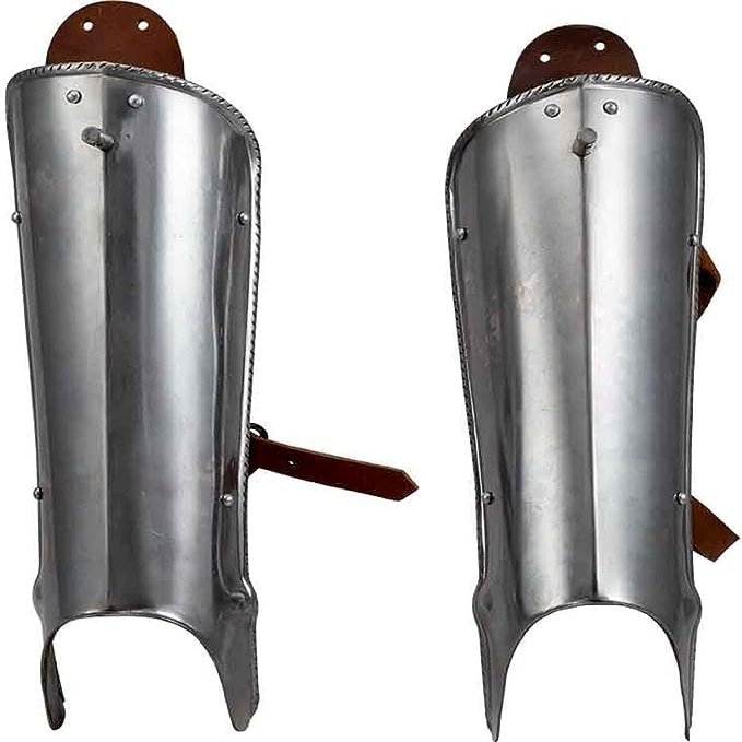 Medieval Classic Knight Steel Greaves Armor
