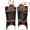 Medieval Classic Knight Steel Greaves Armor view 3