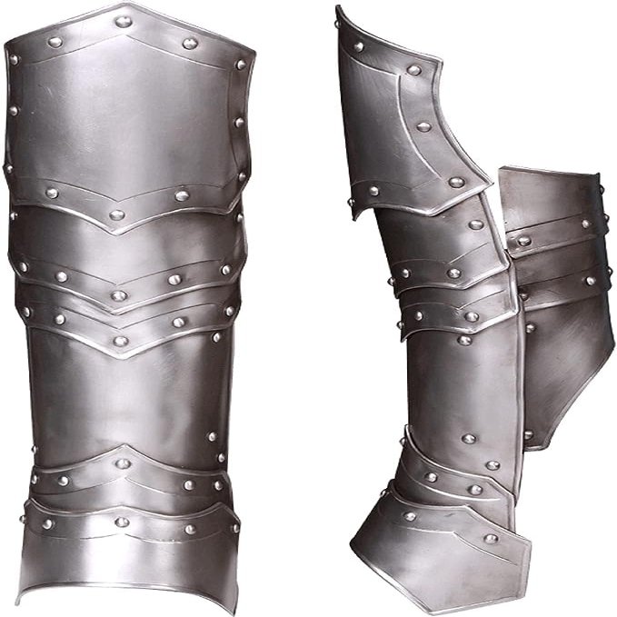 Medieval Steel Vladimir Greaves Armor