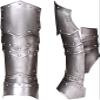 Medieval Steel Vladimir Greaves Armor view 1