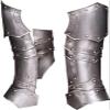 Medieval Steel Vladimir Greaves Armor view 2