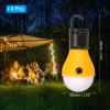 PATIKIL Tent Lantern, 4 Pack Portable Camping Light LED Camping Lantern for Backpacking Camping Hiking, 4.72" x 2.05", Yellow view 2