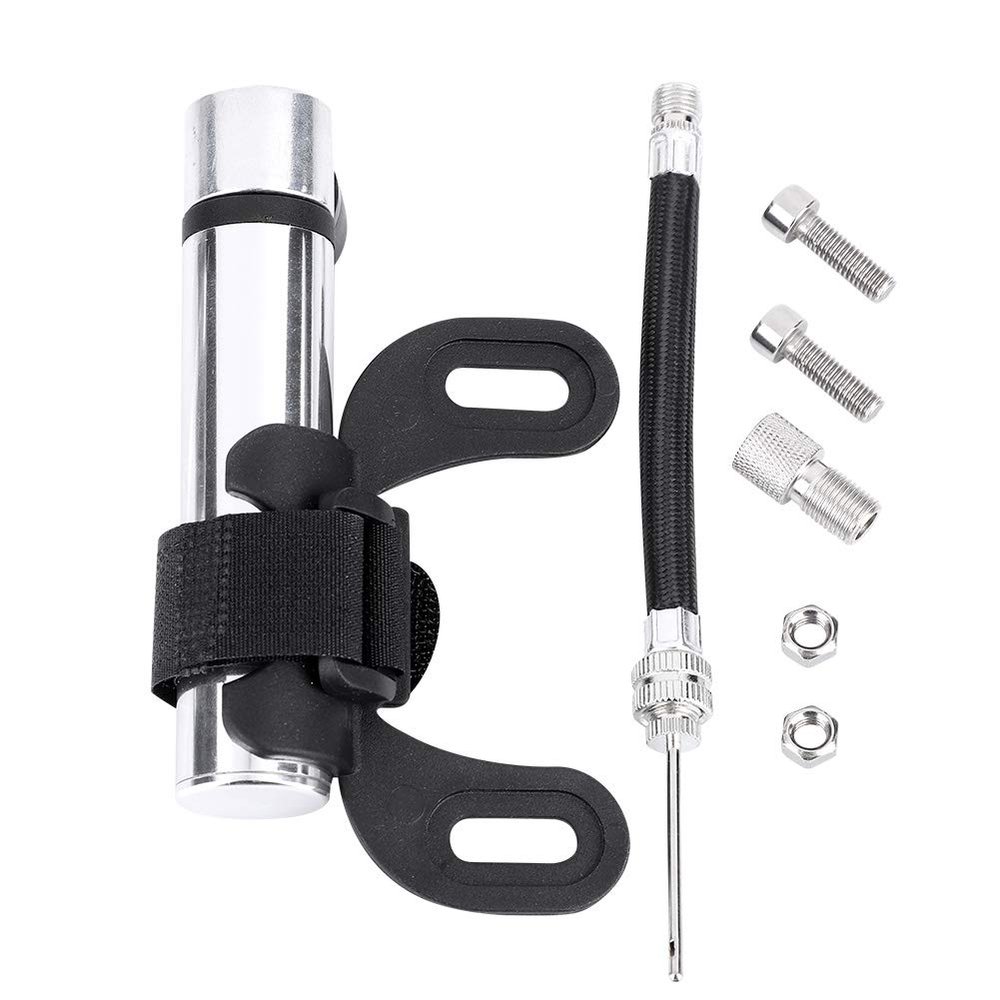 Mini Portable Aluminum Alloy Inflator Pump for MTB Mountain Bike - Fast Pumping, Lightweight and Durable Bike Pump