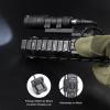 NECARL M300A 500 Lumens Tactical Flashlight with Extend Light Mount, with Push Button & Modbutton Remote Pressure Switch for M300 M600 Series Scoutlight, Fit for 20mm Picatinny Rail view 3