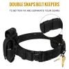 VISMIX Nylon Duty Belt 2" Hook Lining Outer With Loop Inner, Key Holder and Belt Keepers view 3
