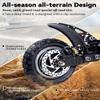 GLDYTIMES 10 inch 10x3 255x80 80/65-6 Off-road Tire & Tube Set,Heavy Duty Tube,Replacement for Nanrobot D4+ D5+ D6+/Apollo Pro/Kugoo M4 Pro/Varla Eagle 1 Electric Scooter Go karts ATV Quad Tyre view 2