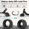 GLDYTIMES 10 inch 10x3 255x80 80/65-6 Off-road Tire & Tube Set,Heavy Duty Tube,Replacement for Nanrobot D4+ D5+ D6+/Apollo Pro/Kugoo M4 Pro/Varla Eagle 1 Electric Scooter Go karts ATV Quad Tyre view 3