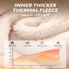 CAMPSNAIL Fleece Lined Sweatpants Women - Joggers for Women with Pockets High Waisted Thermal Winter Warm Pants for Snow view 2