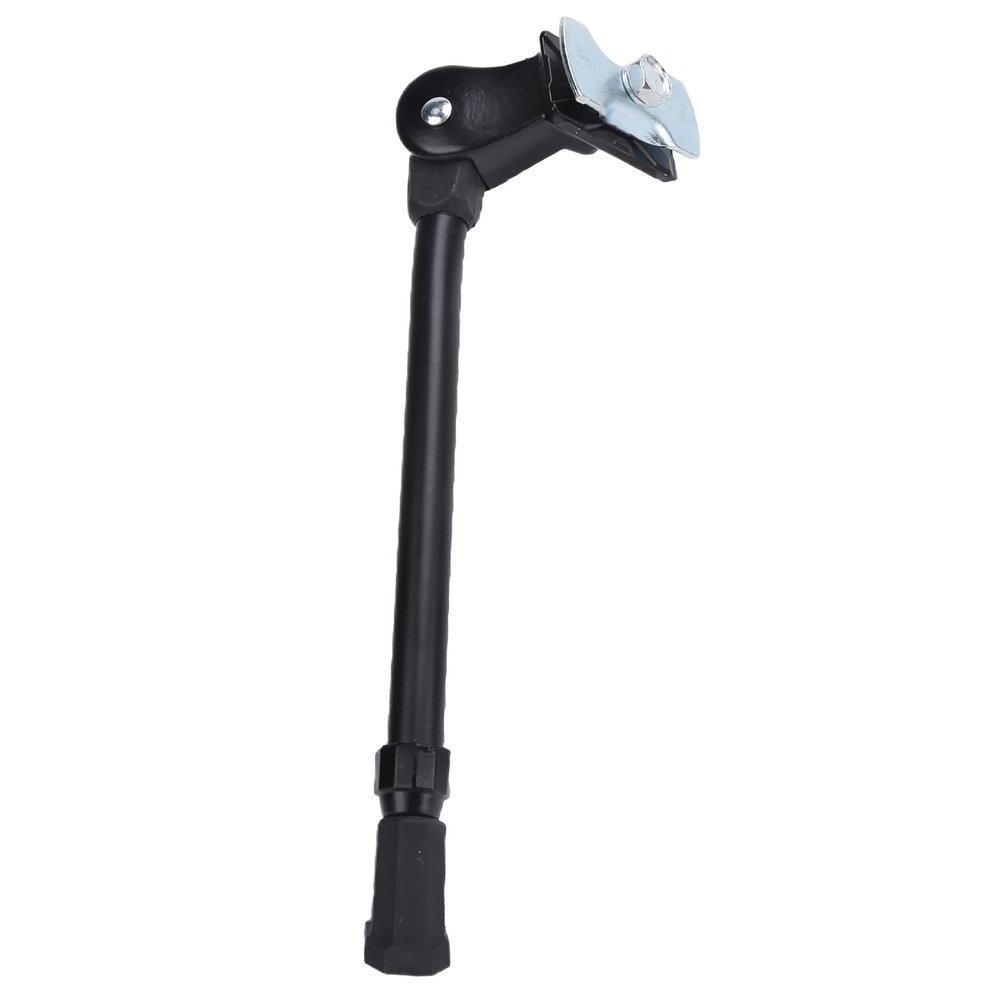 BORDSTRACT Bike Kickstand, Adjustable Aluminium Alloy Side Standing Support Foot for Bicycle Mountain Bike Road Bike of 24-27 Inch(Black)