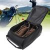 NDNCZDHC Golf Shoe Bag, Portable PU Shoe Bag for Travel Zippered Sport Shoe Carrier Bags, Waterproof Zippered Breathable Golf Shoe Bag, Golf Accessories view 4