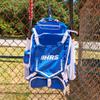 Hit Run Steal Bat Bag Backpack, Holds 4 Bats, Gloves, Helmet, and Cleats, Royal Blue view 4
