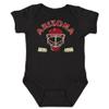 Arizona Team Mask Kid's Bodysuit for Hockey Fans (Black Onesie, 24M)