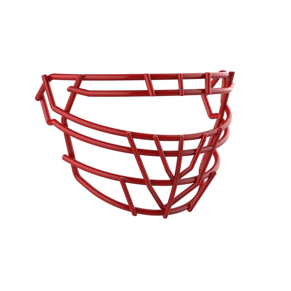 Schutt F7 Football Facemasks for Schutt F7 Football Helmets, F7 TROPO-DW-PRO-NB, Scarlet, Titanium