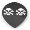 US Darts 5 Sets (15 Flights) Skulls Pear Shape Dart Flights - 75 Micron view 1