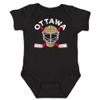 Ottawa Team Mask Kid's Bodysuit for Hockey Fans (Black, 6M) view 1