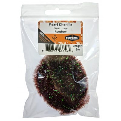 Semperfli Pearl Chenille 10mm Large Rootbeer