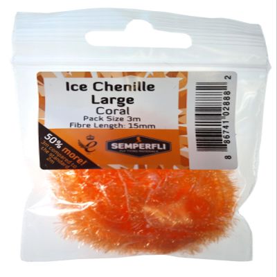 Semperfli Ice Chenille Large Coral