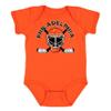 Philadelphia Team Mask Kid's Bodysuit for Hockey Fans (Orange, 18M) view 1