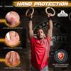Bear Grips Two Hole Hand Grips, Three Hole Pull Up Grips, No Hole Wrist Grips, WOD Grips for Men and Women. Carbon Fiber Hands Grips, Titanium Hand Grips for Weight Lifting, Speed Pull Up Gloves Grip view 2