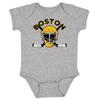 Boston Team Mask Kid's Bodysuit for Hockey Fans (Sport Grey, 18M) view 1