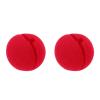 Amosfun 2pcs Red Clown Nose Sponge Rudolph Nose Circus Carnival Party Clown Cosplay Costume Accessories Comic Party Supply view 1