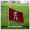 AGAS Small Alabama University Crimson Tide Big AL Mascot Stick Flags - 6x9 inch Single-Layered Printed Polyester Fabric - 17" Wood Pole - Small 6"x9" Alabama UA Crimson Tide Stick Flag view 4