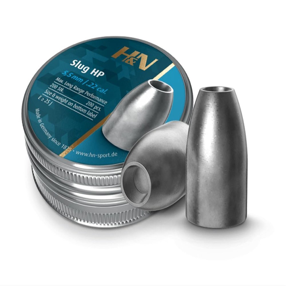 Haendler & Natermann H&N Slug HP II, 217 Cal, 25 Grains, Hollowpoint, 200ct
